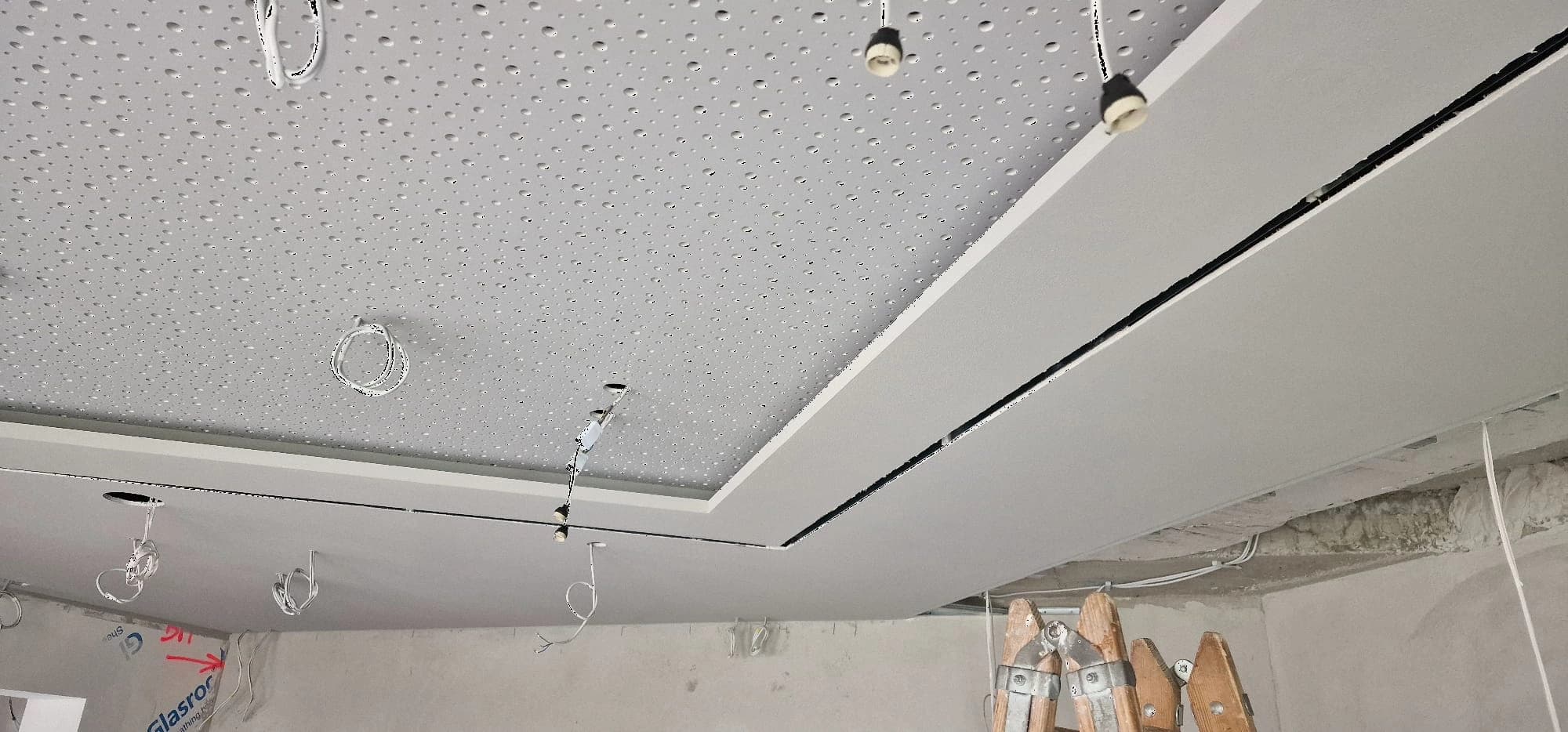 Perforovaný strop - konštrukcia